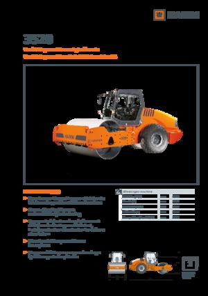 Valjci s jednim bubnjem Hamm 3520