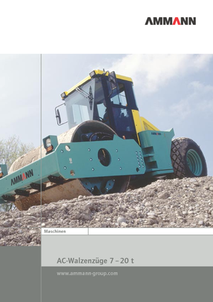 Valjci s jednim bubnjem Ammann AC 110-2