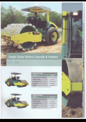 Valjci s jednim bubnjem Ammann AC 70