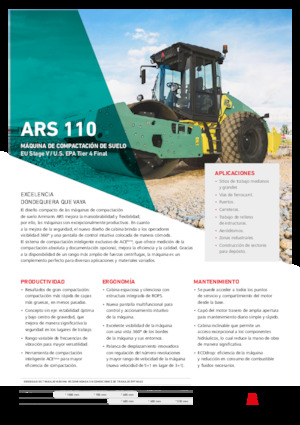 Valjci s jednim bubnjem Ammann ARS 110 PD