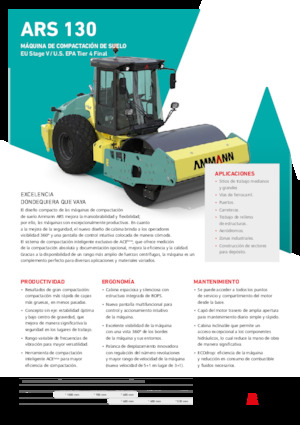 Valjci s jednim bubnjem Ammann ARS 130 PD