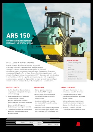 Valjci s jednim bubnjem Ammann ARS 150