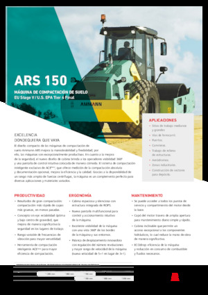 Valjci s jednim bubnjem Ammann ARS 150 PD