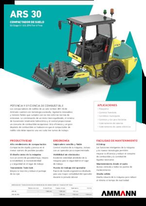 Valjci s jednim bubnjem Ammann ARS 30