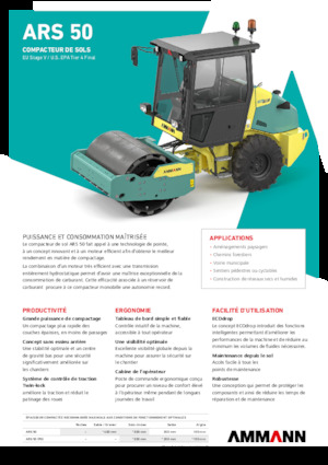 Valjci s jednim bubnjem Ammann ARS 50