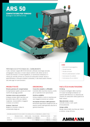 Valjci s jednim bubnjem Ammann ARS 50