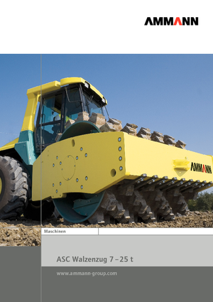 Valjci s jednim bubnjem Ammann ASC 150 D