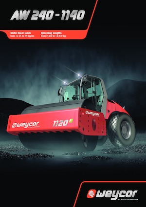 Valjci s jednim bubnjem Atlas-weycor AW 1070