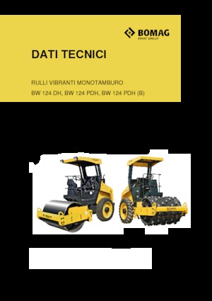 Valjci s jednim bubnjem Bomag BW 124 DH