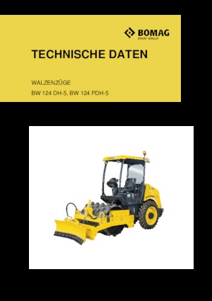 Valjci s jednim bubnjem Bomag BW 124 PDH-5