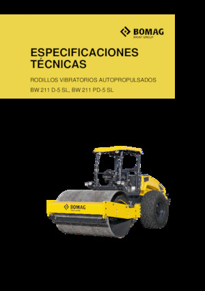 Valjci s jednim bubnjem Bomag BW 211 PD-5 SL