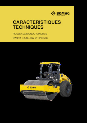 Valjci s jednim bubnjem Bomag BW 211 PD-5 SL