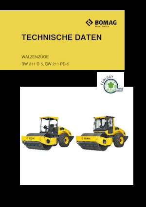 Valjci s jednim bubnjem Bomag BW 211 PD-5