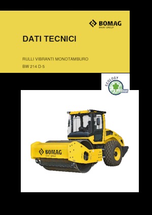 Valjci s jednim bubnjem Bomag BW 214 D-5