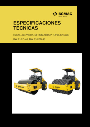 Valjci s jednim bubnjem Bomag BW 216 PD-40