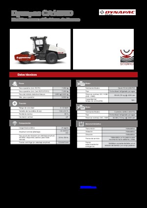 Valjci s jednim bubnjem Dynapac CA 1500 D