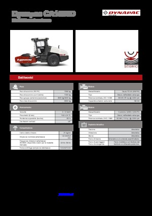 Valjci s jednim bubnjem Dynapac CA 1500 D