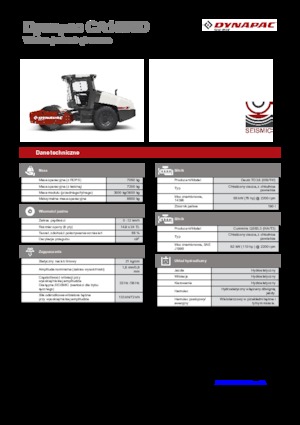 Valjci s jednim bubnjem Dynapac CA 1500 D