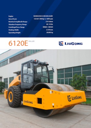 Valjci s jednim bubnjem Liugong 6120E 