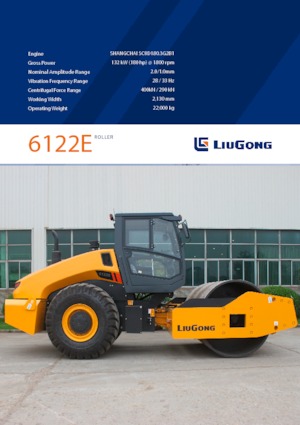 Valjci s jednim bubnjem Liugong 6122E