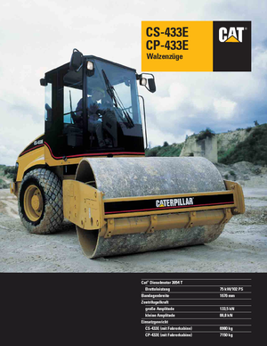 Valjci s jednim bubnjem Caterpillar CP433E