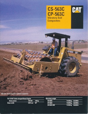 Valjci s jednim bubnjem Caterpillar CS-563CAW