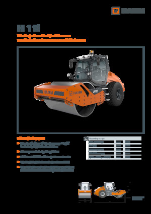 Valjci s jednim bubnjem Hamm H 11i