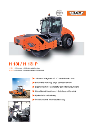 Valjci s jednim bubnjem Hamm H 13i