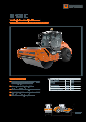 Valjci s jednim bubnjem Hamm H 13i C