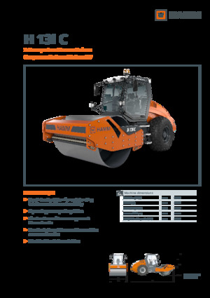 Valjci s jednim bubnjem Hamm H 13i C