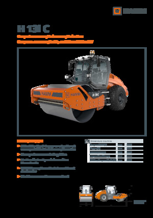 Valjci s jednim bubnjem Hamm H 13i C