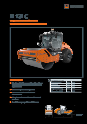 Valjci s jednim bubnjem Hamm H 13i C