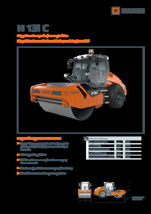 Valjci s jednim bubnjem Hamm H 13i C