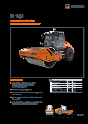 Valjci s jednim bubnjem Hamm H 16i