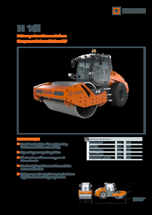 Valjci s jednim bubnjem Hamm H 16i