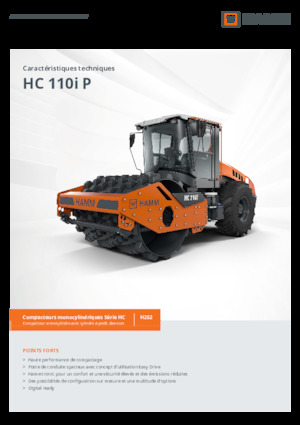 Valjci s jednim bubnjem Hamm HC 110i P