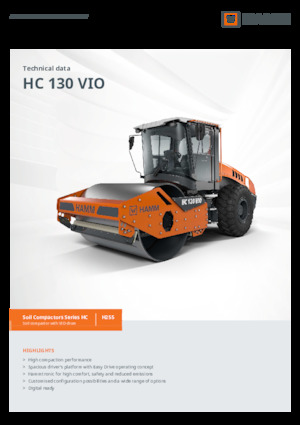 Valjci s jednim bubnjem Hamm HC 130 VIO