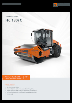 Valjci s jednim bubnjem Hamm HC 130i C