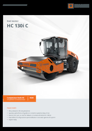 Valjci s jednim bubnjem Hamm HC 130i C