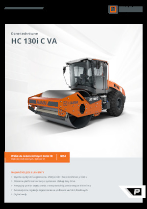 Valjci s jednim bubnjem Hamm HC 130i C VA