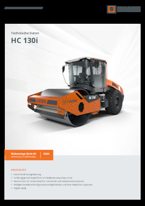 Valjci s jednim bubnjem Hamm HC 130i