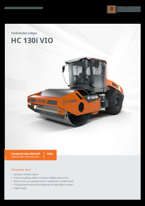 Valjci s jednim bubnjem Hamm HC 130i VIO