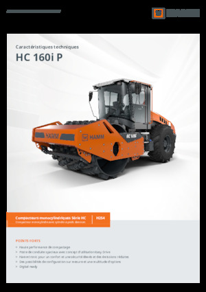 Valjci s jednim bubnjem Hamm HC 160i P