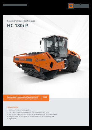 Valjci s jednim bubnjem Hamm HC 180i P