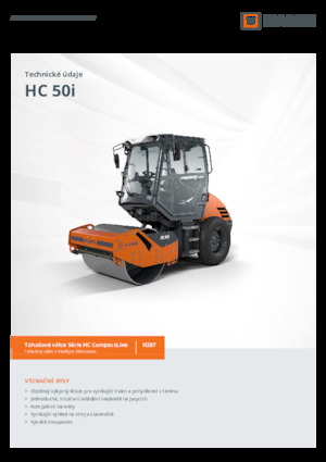 Valjci s jednim bubnjem Hamm HC 50i