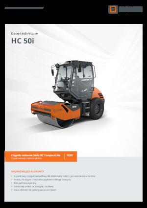 Valjci s jednim bubnjem Hamm HC 50i