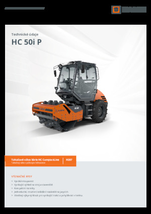 Valjci s jednim bubnjem Hamm HC 50i P