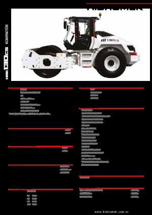 Valjci s jednim bubnjem Hidromek HMK 130 CS