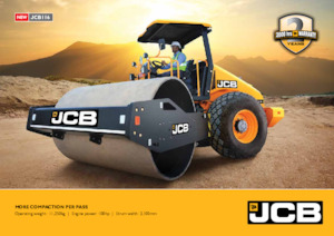Valjci s jednim bubnjem JCB JCB116D