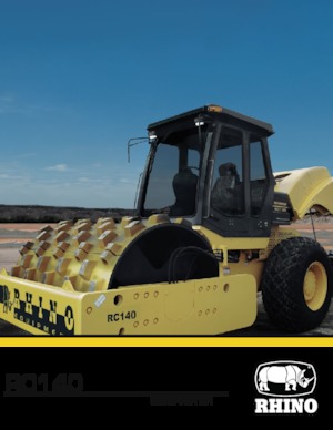Valjci s jednim bubnjem RHINO RC140
